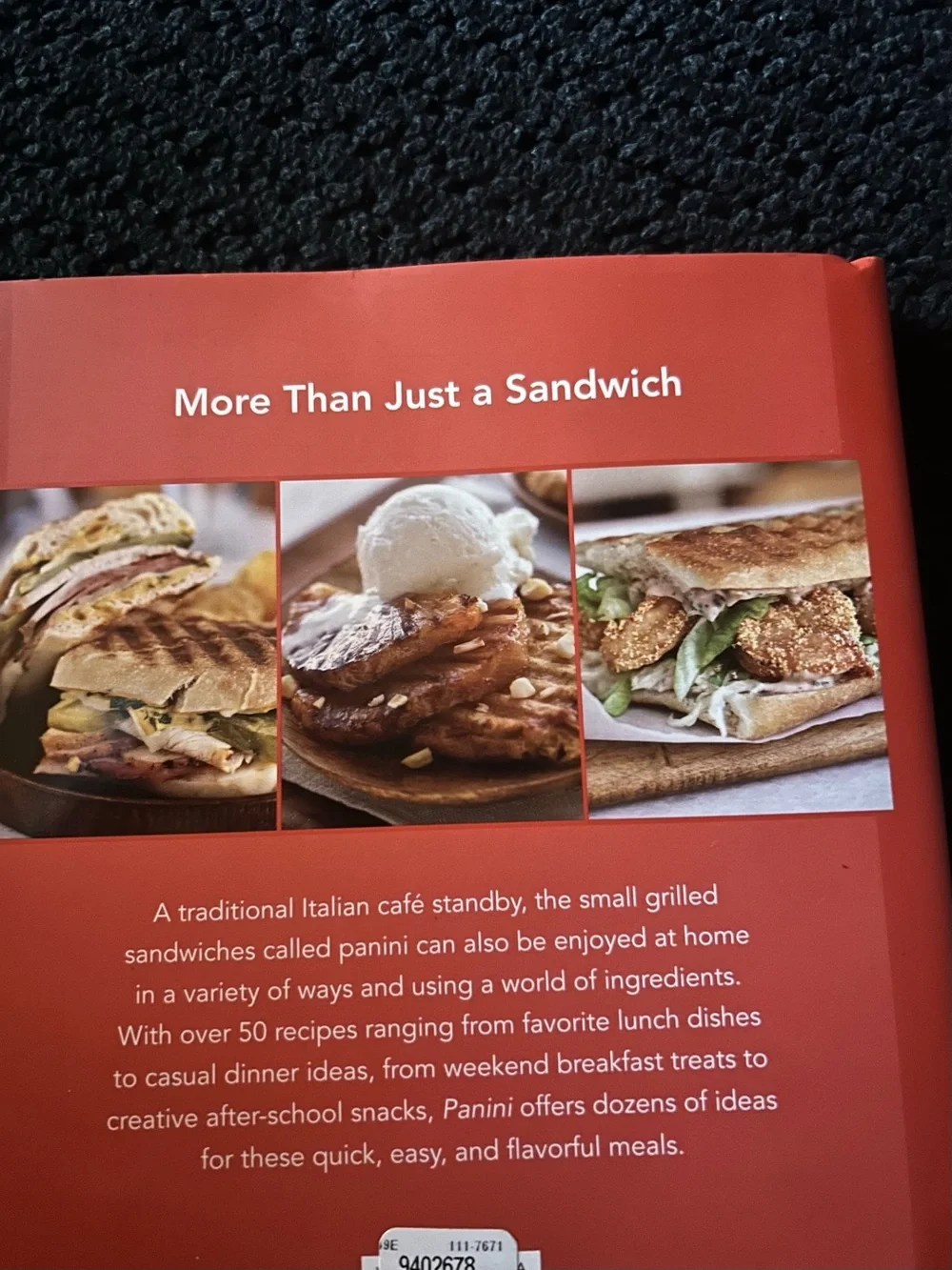 Panini Cookbook / Yummy Recipes with Beautiful Photography